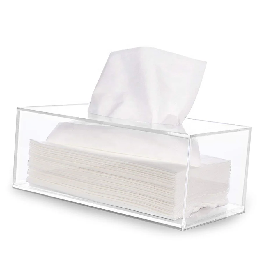 Роскошная акриловая бумажная коробка для салфеток на заказ полотенец лица в ресторане акриловый держатель продажу