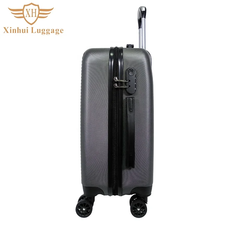 Cheap sale new design hard shell plastic suitcase carry-on ABS 4 wheels hand luggage easy trip suitcase