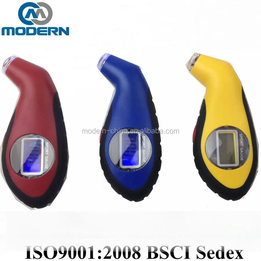 LED light digital tire pressure gauge