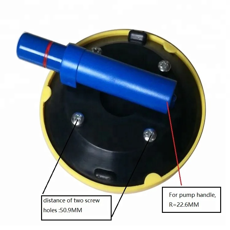 4.5INCH Concave Pad Vacuum Pad and Aluminium Mount or Nylon Mount car suction vacuum glass sucker