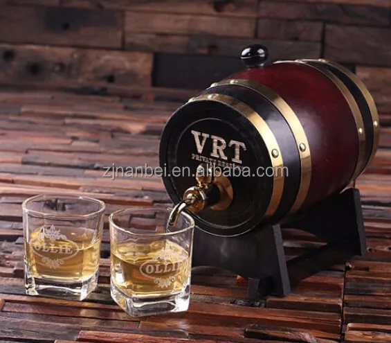 Деревянная бочка для виски с логотипом на заказ, бочка для вина