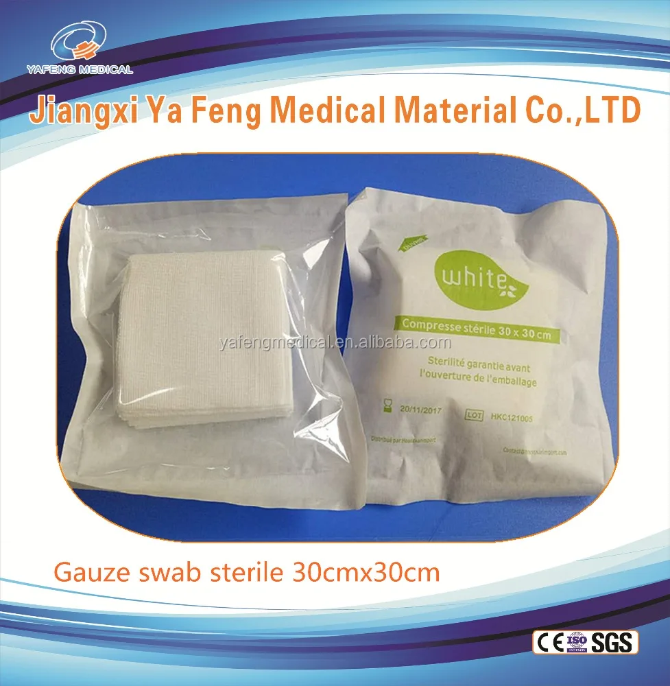 
sterile gauze 10cm x 10cm 