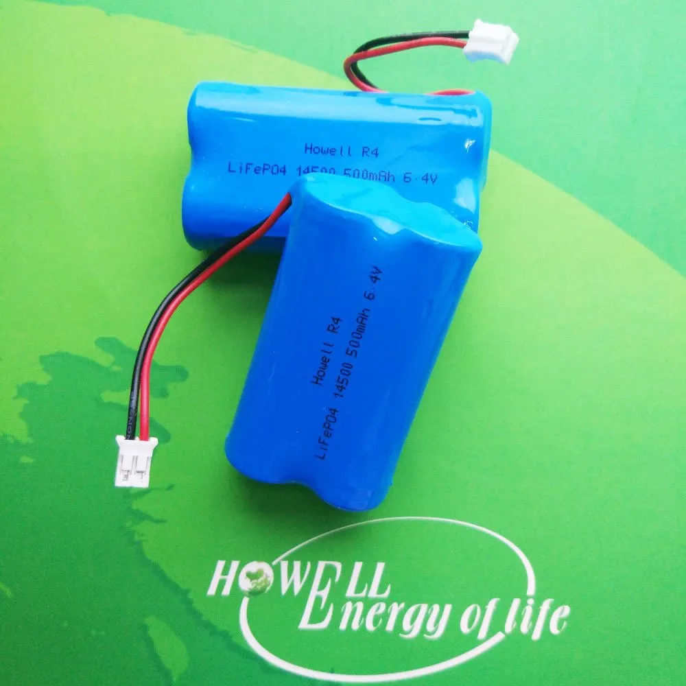 Wholesale high discharge rate Lifepo4 6.4v li-ion rechargeable battery made in China