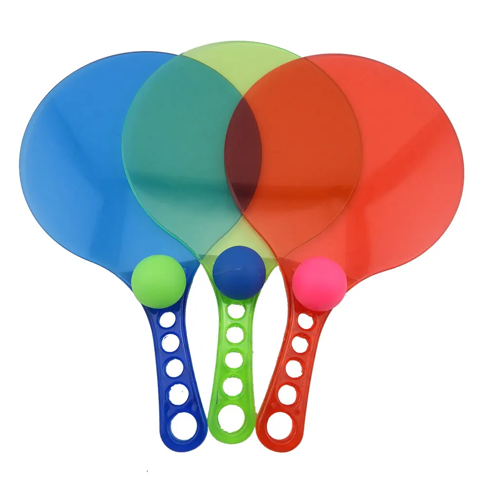 
promotion plastic tennis bat beach paddle racket 