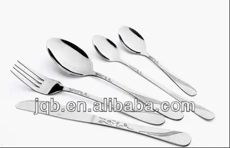 зеркальная полировка отель столовое серебро ложкой и вилкой