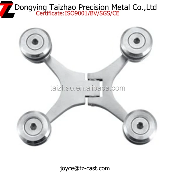 Stainless steel glass spider for curtain wall holder