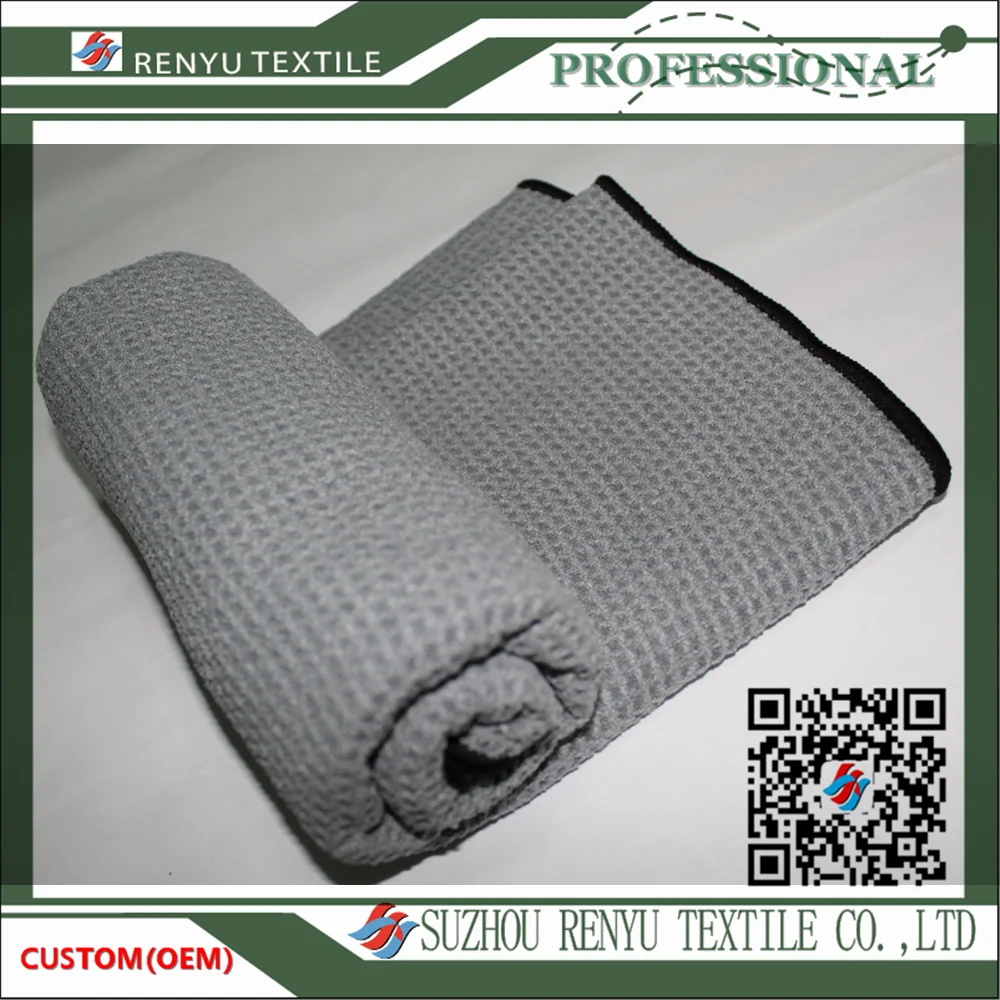 recycled sand free towel fabric for luxury microfiber hair towel hotel bath towels