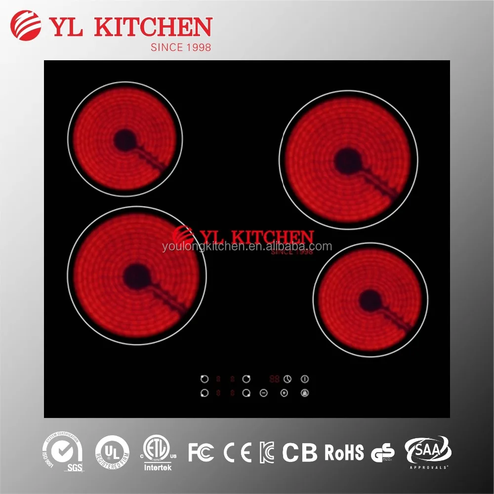Four zones built in ego ceramic hob ,electric hob