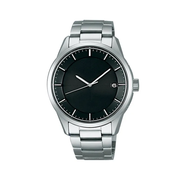 stainless steel strap wrist watch dial calendar watches luminous blu-ray waterproof watch for couples or men