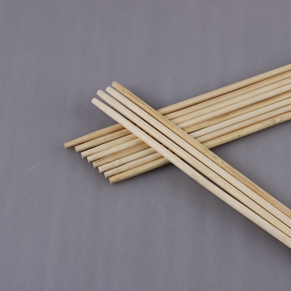 Disposable eco round bamboo chopsticks with OPP bag individual package