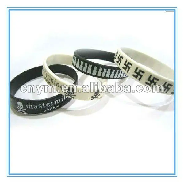 Color silicone wristband rubber band bracelet