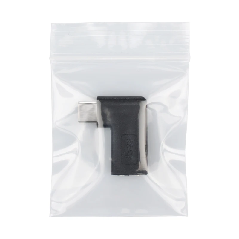 ULT-unite 90 Degree USB 3.1 gen2 10gbps right angle Type C Male to Female Converter Adapter for MacBook ChromeBook