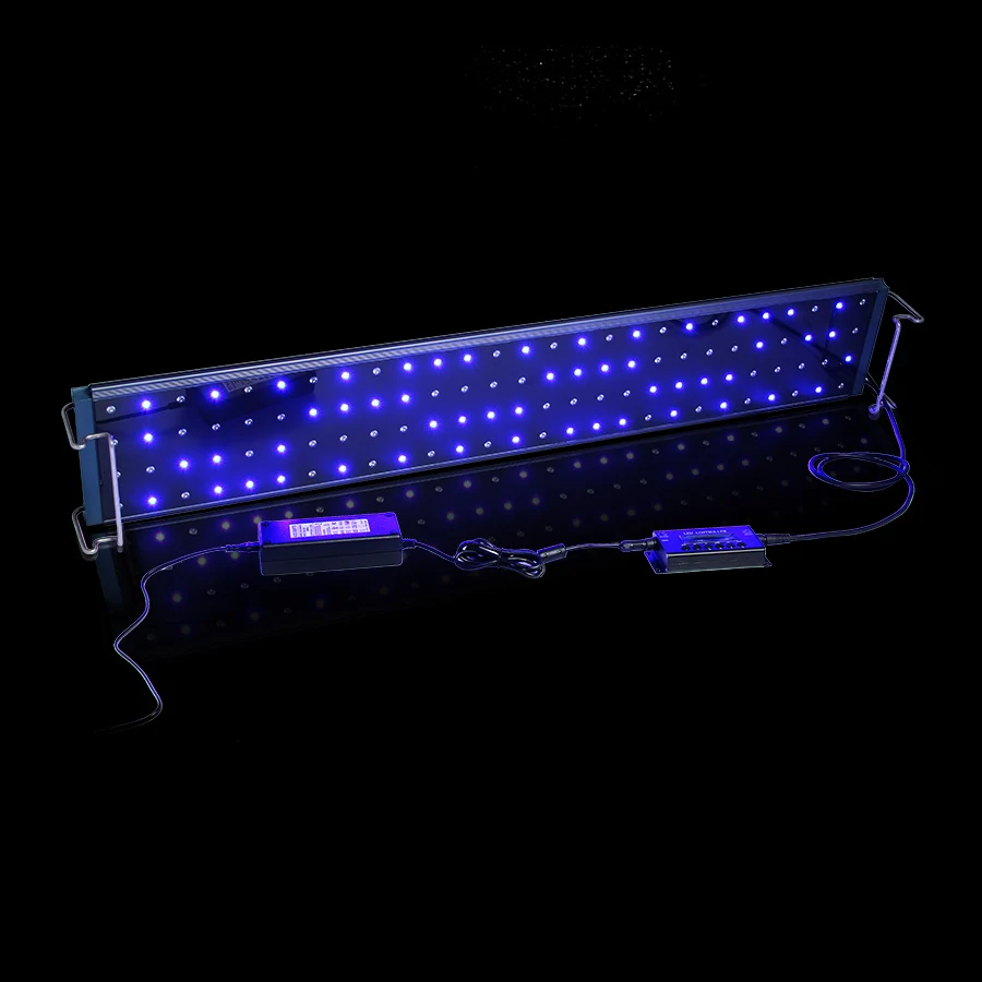 2019 Best Selling 1200mm 200w 4 Channel Dimmable Fish Tank Aquarium Light LED IP65 Waterproof Marine Aquarium Light