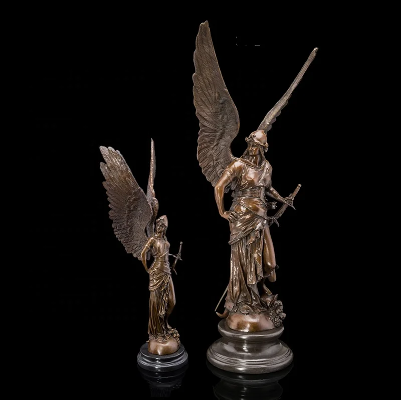 Soldier Statue Sculpture in Cast Bronze For Gift