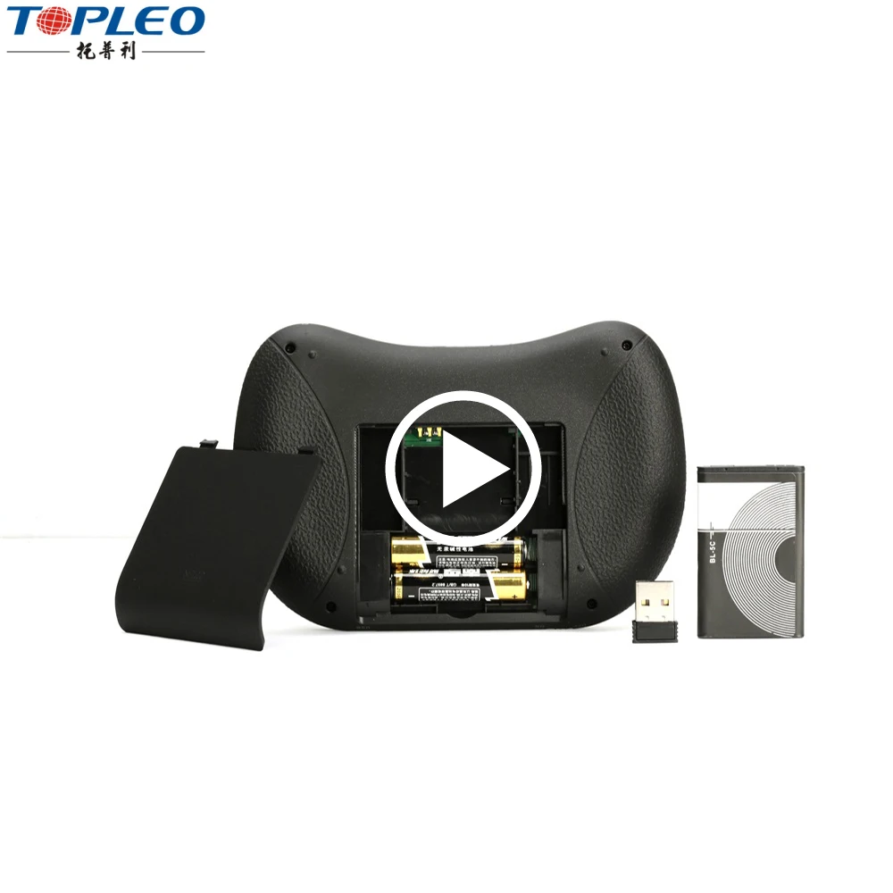 Высокое качество красочный подсветка беспроводной игровой клавиатуры для smart tv поддержка клавиатура tv video game