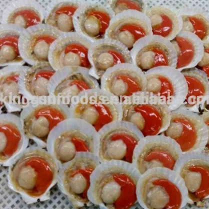 
Sea Scallop With Roe IQF Frozen Seafood 