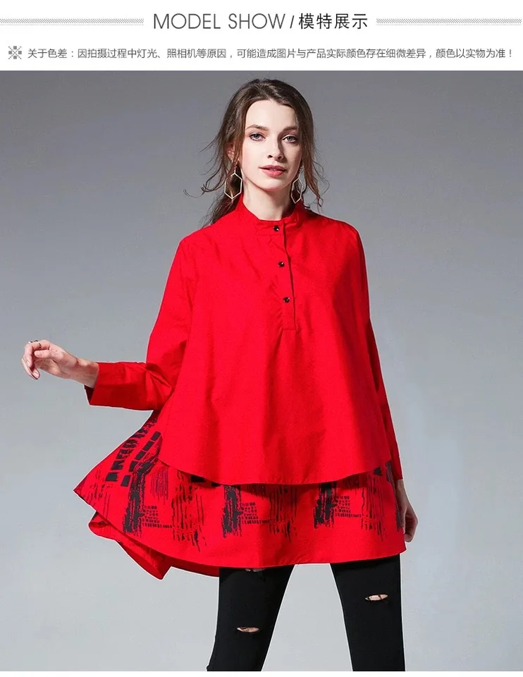 custom plus size casual women shirt dress