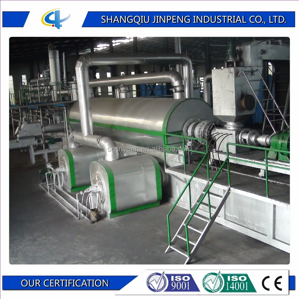 30 T Capacity Continuous Waste Tire Recycling Plant for Power Plant