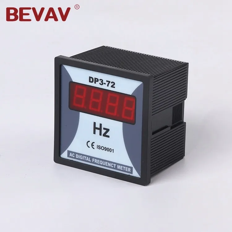 
BEVAV A+ quality single phase AC frequency Meter Hz meter Monitor Meter 