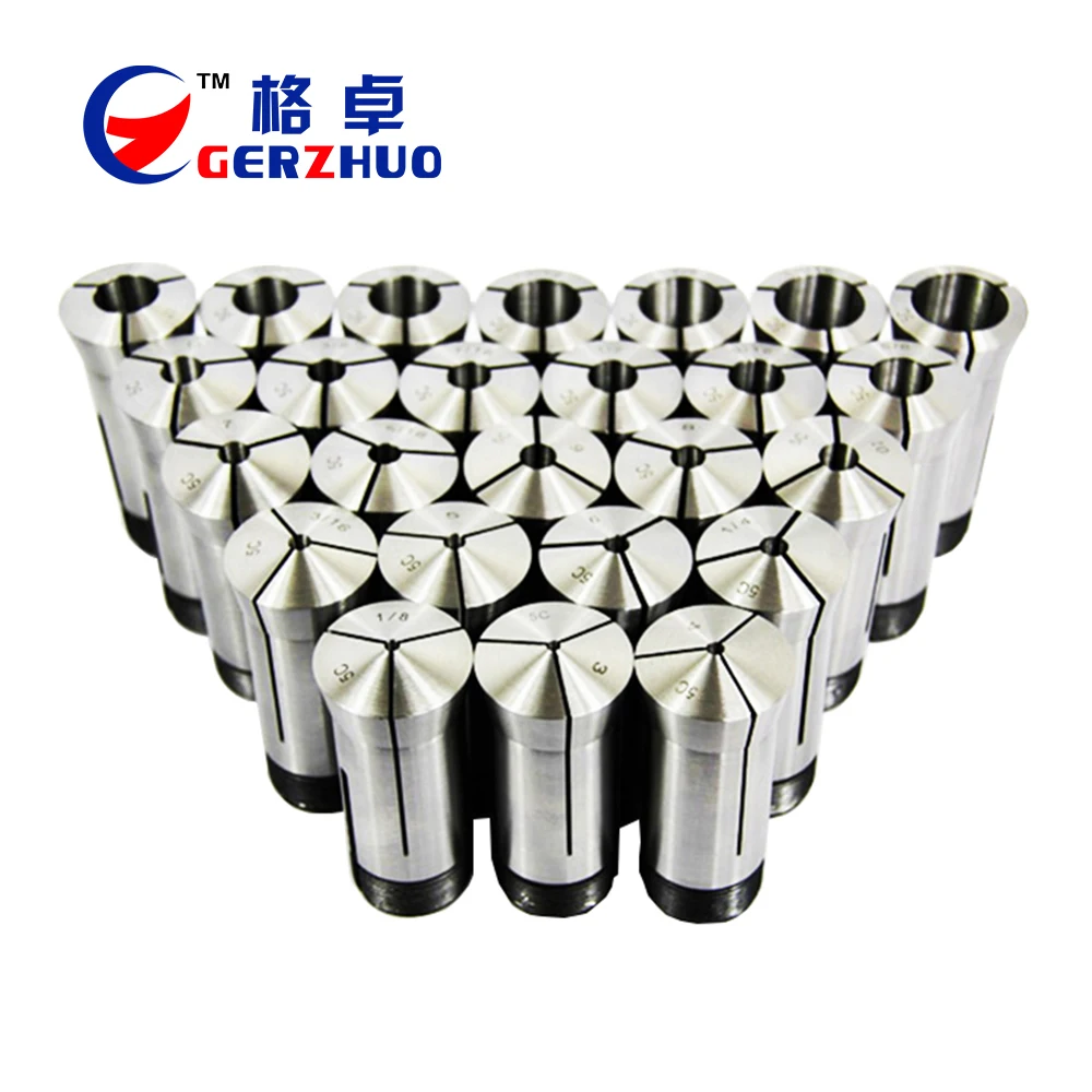 High Precision Round Square Hex Type 5C Clamping Collet 5C Spring Collet