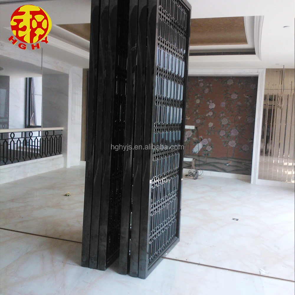 Stainless Steel Sliding Folding Removable Accordion Room Divider Partition Wall Screen for Banquet