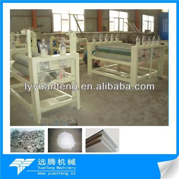 Automation building machine for ceiling gypsum board