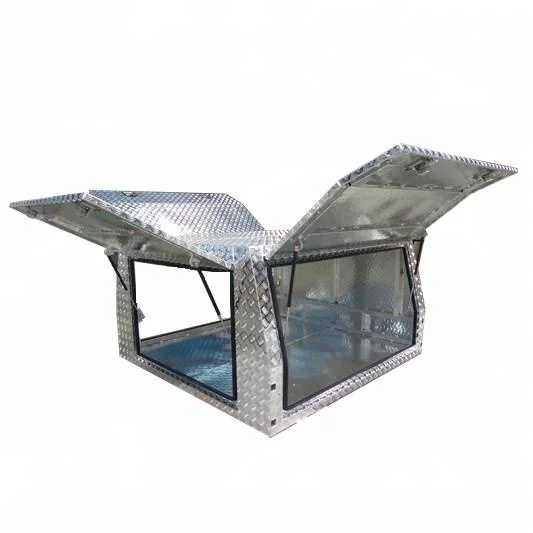 OEM custom waterproof aluminum dual cab Ute Canopy Tool box