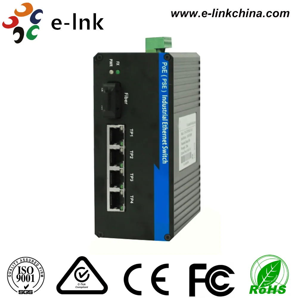 5-портовый неуправляемый коммутатор PoE 10/100/1000 Мбит / с