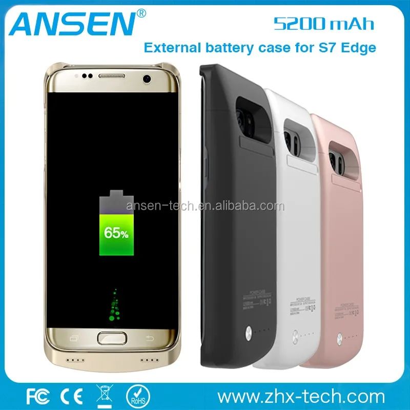 New Fashion 2016 Products Wireless Charging Power Bank Case Portable Charger for Samsung S7 Edge