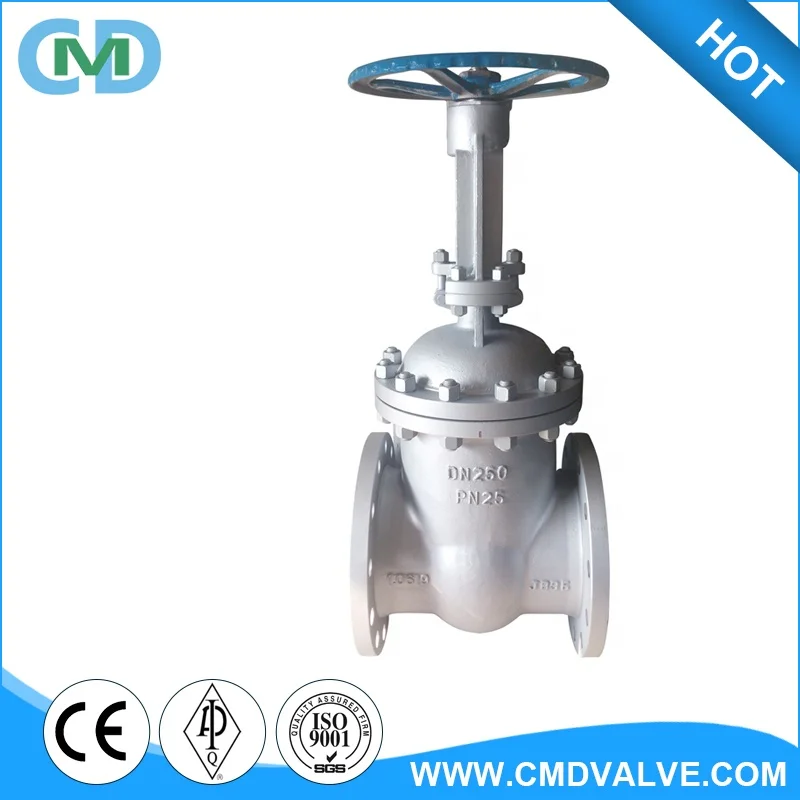 DN200 200mm 250mm Body Material WCB Hand Wheel Gate Valve
