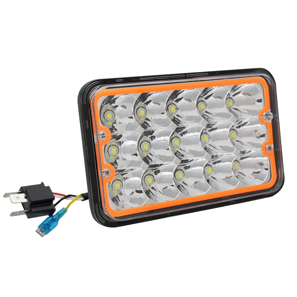 Auto System Truck 5inch Angel Eye 4x6 Inch Led Headlight Lights