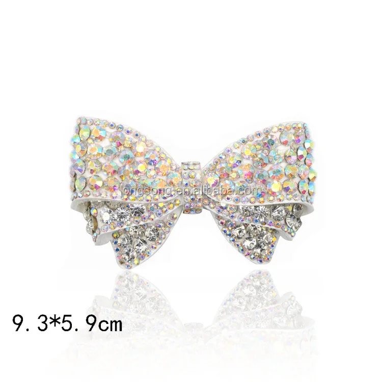 Shoe Decorations Fashion Shoe Ornaments Handmade Shoe Accessories LSSD076 Applique Patch Vintage Wholesale Rhinestones Bow Felt