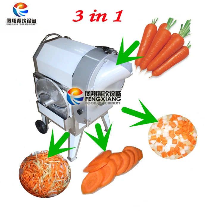 FC-312 Electric carrot slicing machine carrot chopper cutter machine manufacturer with CE approved