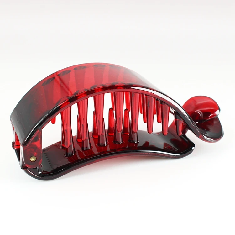 round plastic banana hair clip diy hair accessories