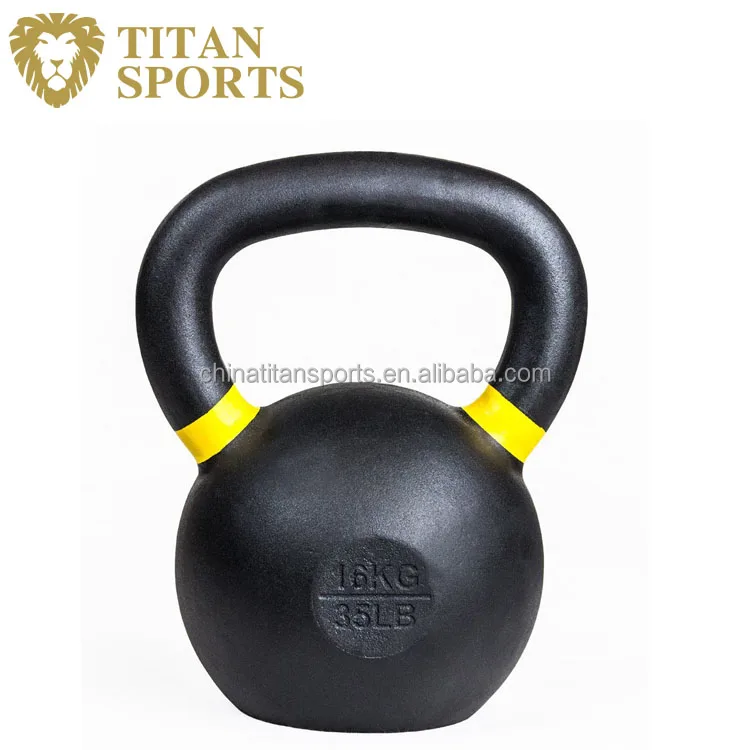 Cross training fit Gear Black Cast Iron kettlebell