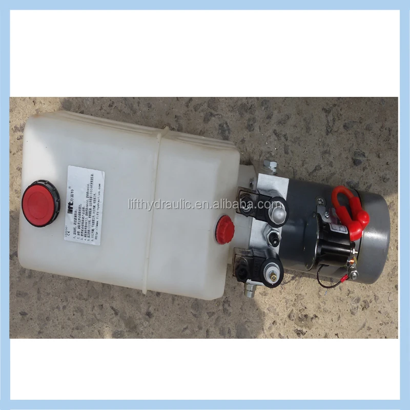 
dc 12v hydraulic power pack pump for tipper trailer 