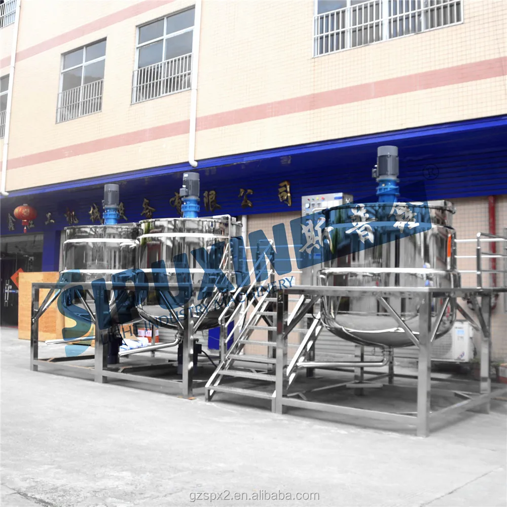 Sipuxin cosmetic cream machine shampoo mixer tank Liquid detergent lotion mixer (combined tank)