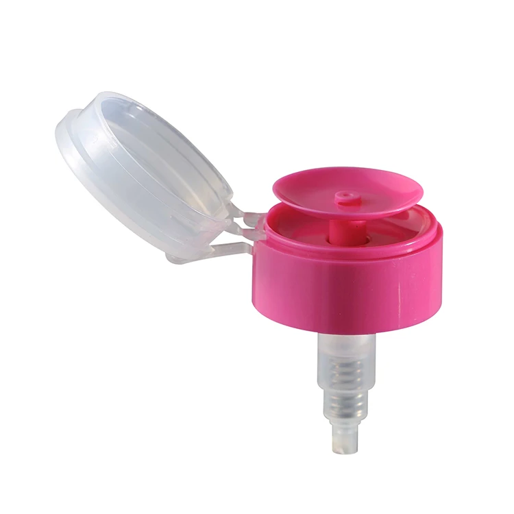 Nail cleansing pump 28/410 plastic pump for bottle customized color nail pump dispenser