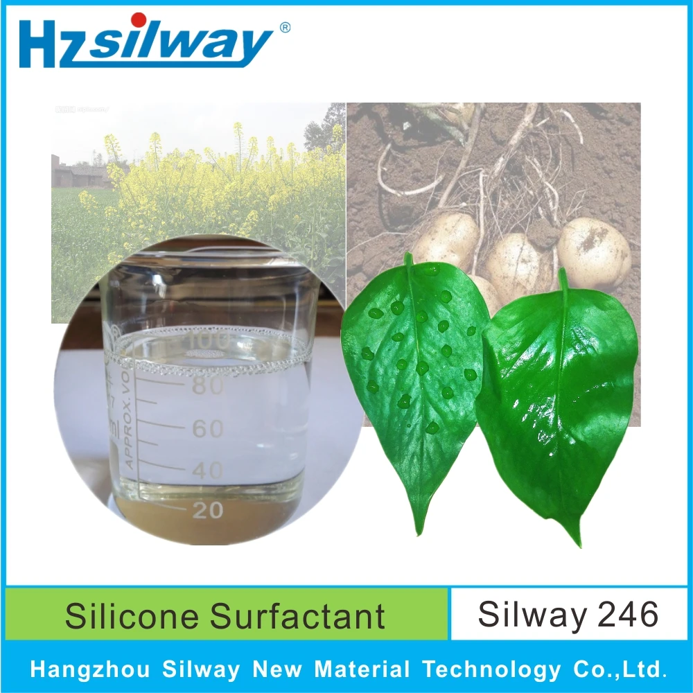 Factory Hot sales cas No.134180-76-0 foliage synergetic silicone wetting agent trisiloxane adjuvant with best price