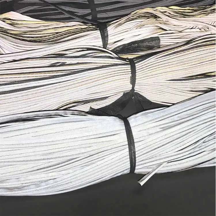 
colorful EN471 stretch reflective piping cord for clothing 