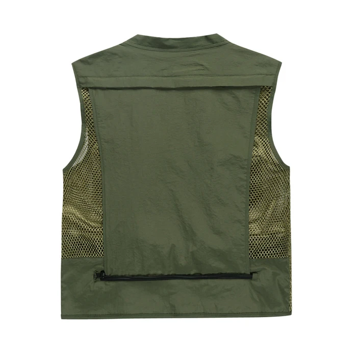 
Multi-pocket Demin Vest Photographer Hiking Vest Outdoor Shooting Hunting Fishing Vest 