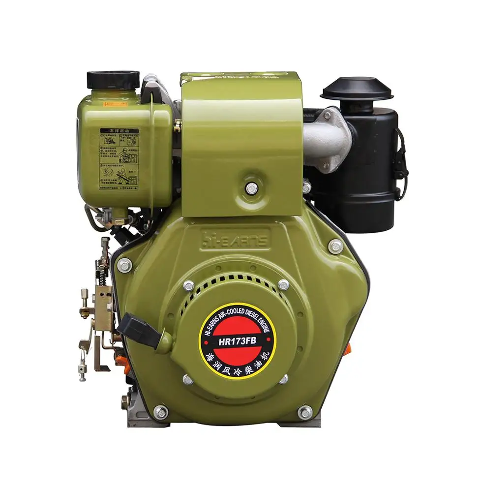 6HP spline shaft diesel engine motores for micro cultivator HR173