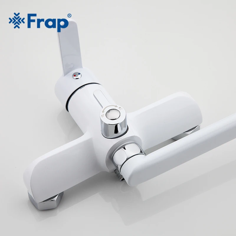 FRAP Colourful Wall Mounted Water Taps Double Use Shower Faucet Sets F2241