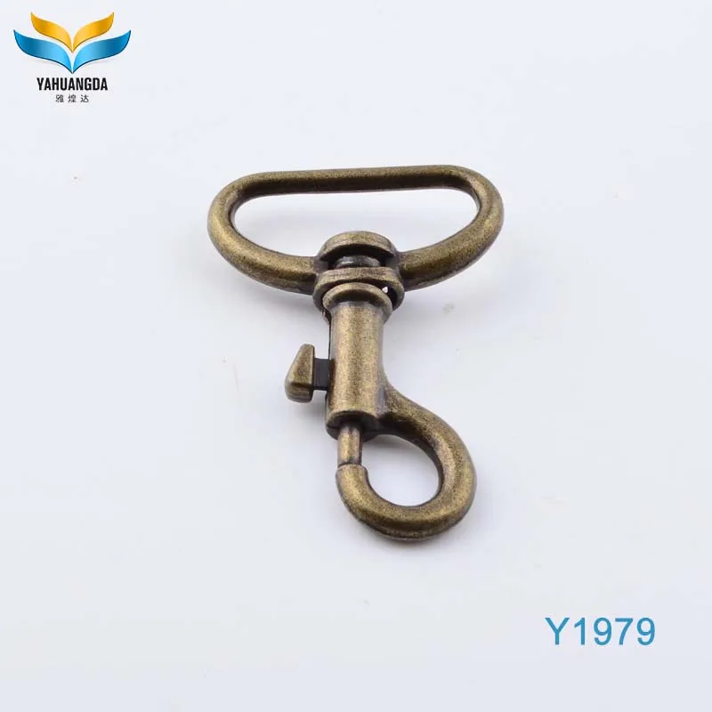 handbag accessories metal leather Shoulder strap snap hook zinc alloy die casting doghook for case