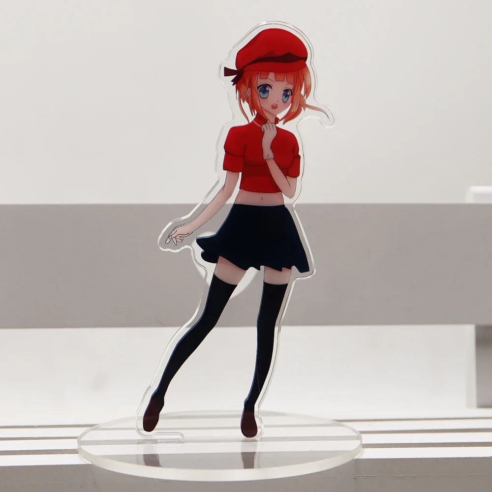 
 Custom japan character double side printed anime clear acrylic keychain  