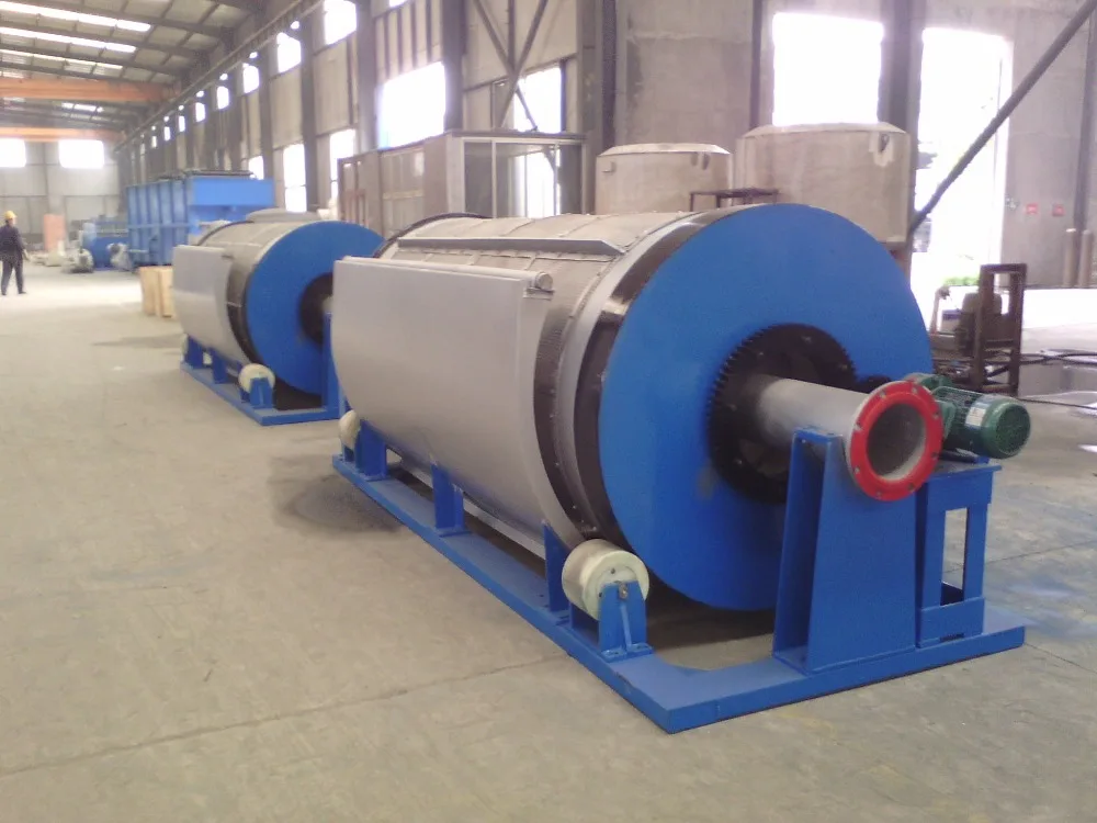 Rotary type automatic wastewater treatment solid liquid separator