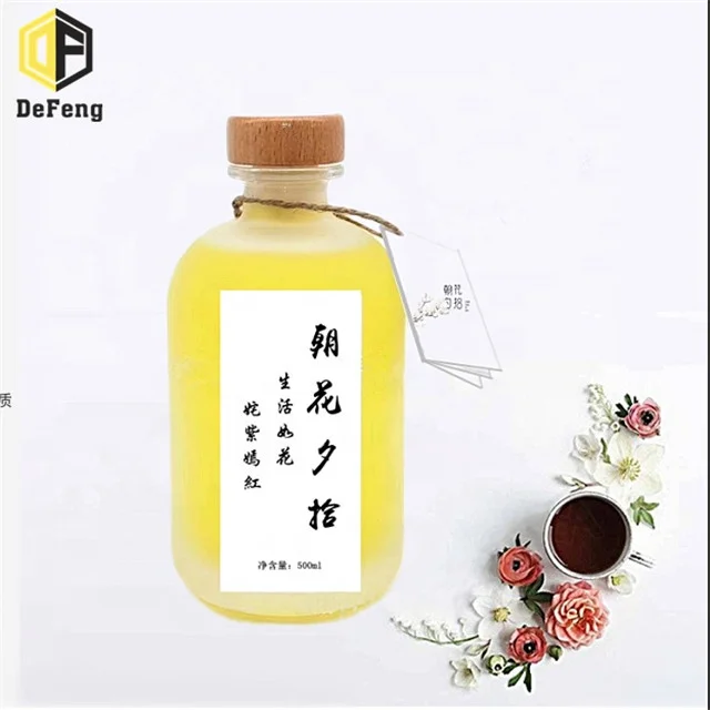 
New style 250ml 500ml fruit wine glass bottle red wine glass bottle Ice wine glass bottle 