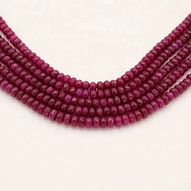 5*8 мм счеты рубиновый кмень натуральный рубиновый кмень граненые округлые нефрит свободные бусины