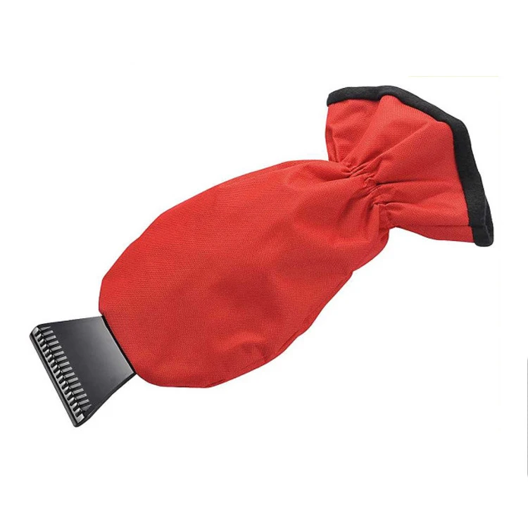 Warm winter car ice scraper with glove for promotion