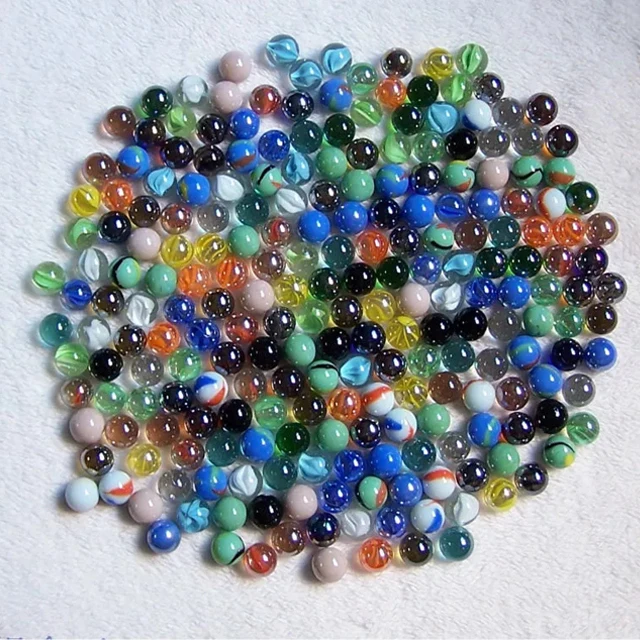 wholesale 16mm 25mm china high quality custom toy glass marbles with logo